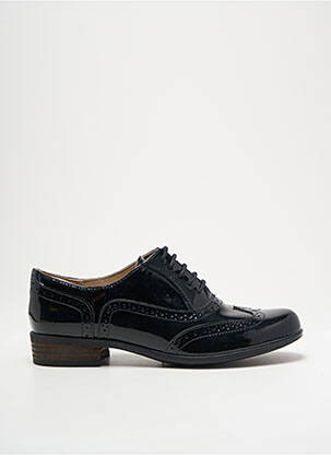 Derby-uri tip de talpă amortizantă toc plat până la 3 cm negru CLARKS femeie