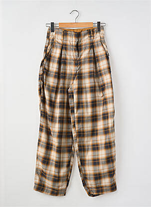 Pantalon drept închidere cu fermoar sub clapetă cu cârlig negru TIMBERLAND femeie