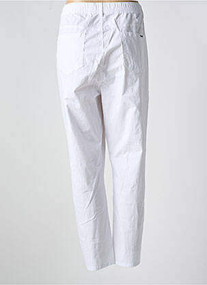 Pantalon drept croială dreaptă alb S.QUISE femeie