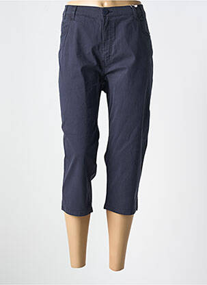 Pantalon trei sferturi albastru TBS femeie