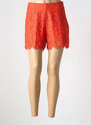 Șort portocaliu DESIGUAL femeie