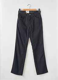 Pantalon drept închidere cu fermoar sub clapetă cu nasturi negru MUSTANG femeie