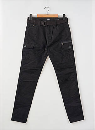 Pantalon cargo croială dreaptă negru KAPORAL bărbat