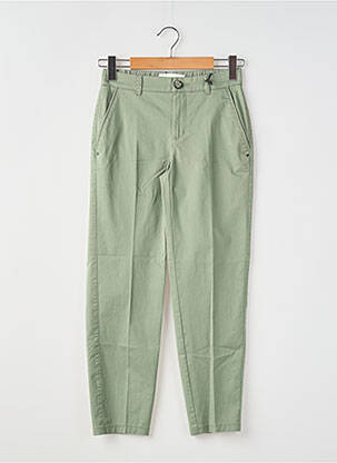 Pantalon drept talie elastică verde STREET ONE femeie