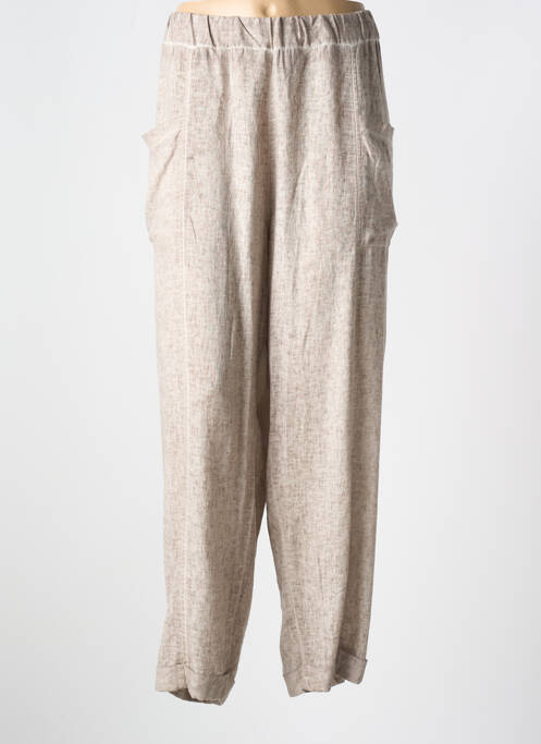 Pantalon drept bej MALOKA femeie