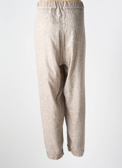 Pantalon drept bej MALOKA femeie