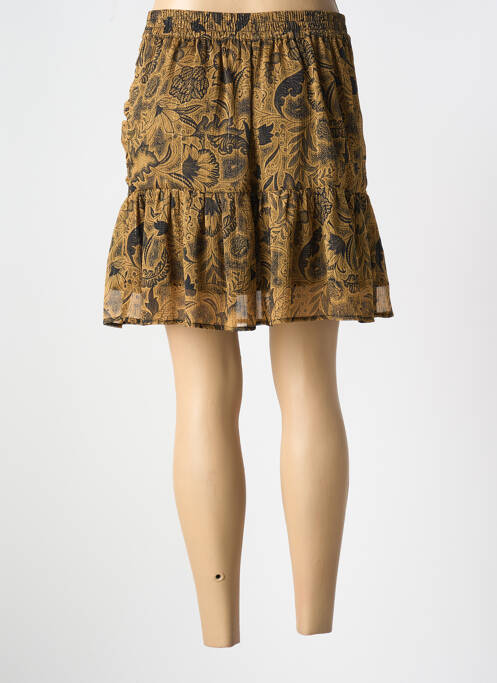 Fustă scurtă bej MORGAN femeie