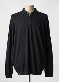 Pulover elasticitate mâneci lungi negru NO EXCESS homme