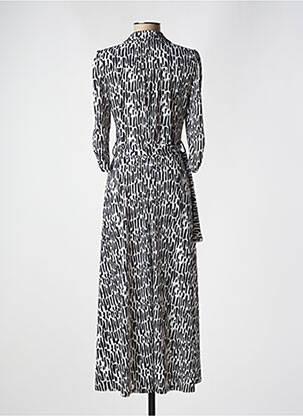 Rochie lungă mâneci lungi mâneci lungi negru MORGAN femeie