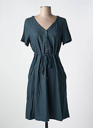 Rochie midi mâneci scurte mâneci scurte verde STREET ONE femeie
