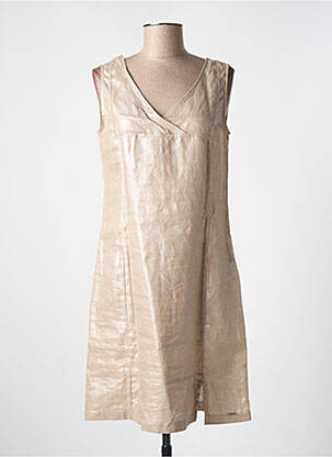 Rochie midi bej MALOKA femeie