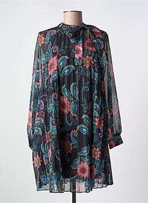 Rochie scurtă croială fluidă mâneci lungi negru MOLLY BRACKEN femeie