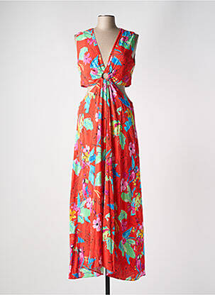 Rochie lungă portocaliu DESIGUAL femeie