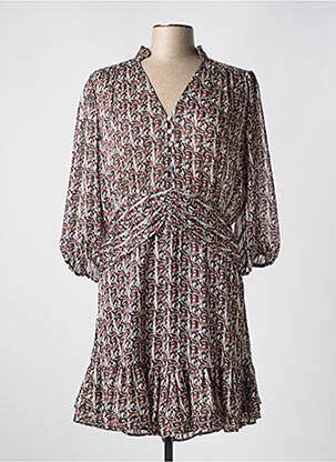 Rochie scurtă mâneci 3/4 mâneci 3/4 roșu MORGAN femeie