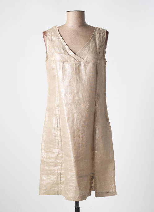 Rochie midi bej MALOKA femeie