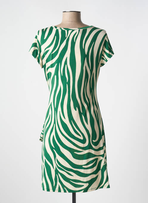 Rochie scurtă verde MORGAN femeie