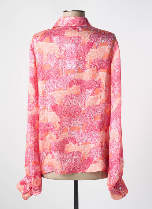 Cămașă imprimeu fantezie mâneci lungi roz MOLLY BRACKEN femme
