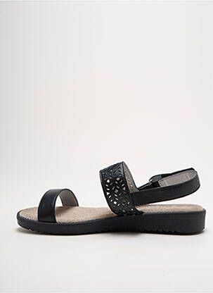 Sandale/pantofi decupați material neted toc plat până la 3 cm negru BEL CANTO femeie