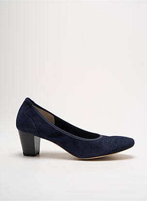 Pantofi cu toc albastru PERLATO femeie