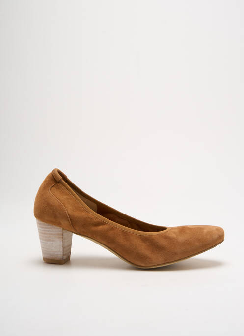 Pantofi cu toc maro PERLATO femeie