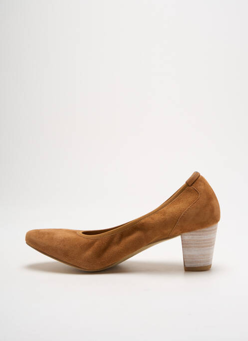 Pantofi cu toc maro PERLATO femeie