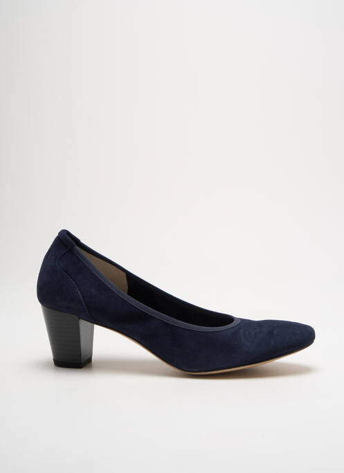 Pantofi cu toc albastru PERLATO femeie