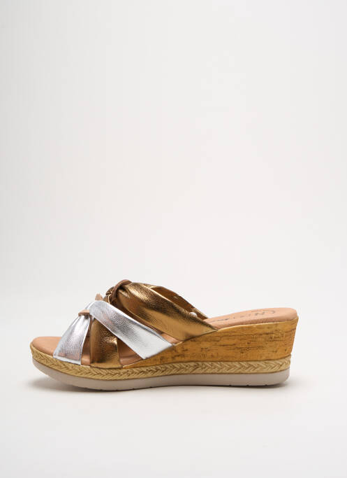 Mulete/Saboți argintiu JORDANA femeie