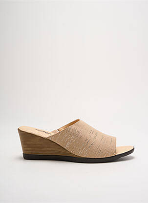 Mulete/Saboți bej HELLER femeie
