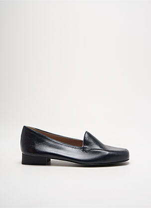 Mocasini material neted toc plat până la 3 cm albastru HELLER femeie