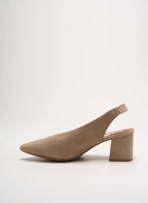 Pantofi cu toc bej DORKING femeie