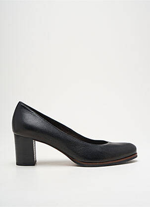 Pantofi cu toc țesătură satinată toc de 4 la 6 cm negru GADEA femeie