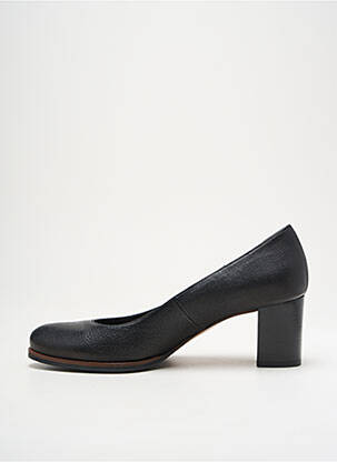 Pantofi cu toc țesătură satinată toc de 4 la 6 cm negru GADEA femeie