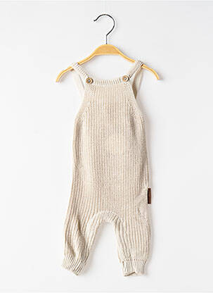 Salopetă guler rotund fără mâneci bej BABY'S ONLY copil
