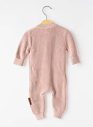 Salopetă-pantalon croială cambrată mâneci lungi roz BABY'S ONLY copil