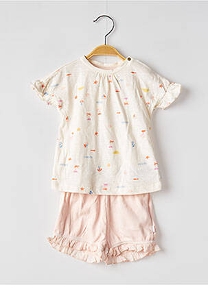 Set șort roz NOPPIES fată