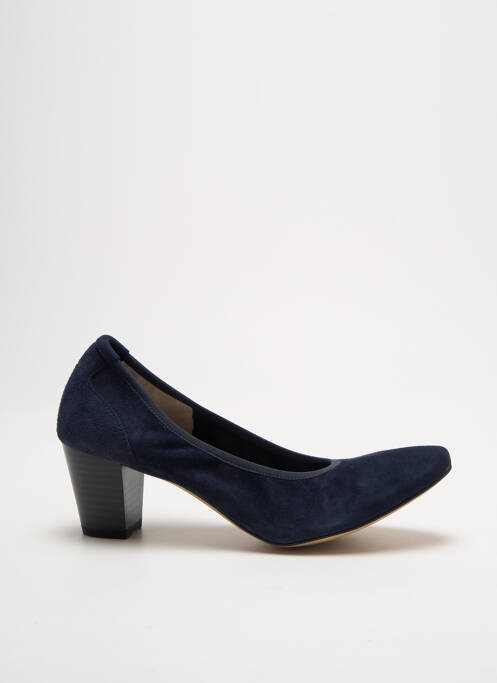 Pantofi cu toc albastru PERLATO femeie