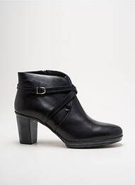 Botine/ghete material neted toc de 4 la 6 cm negru TRIVER FLIGHT femme
