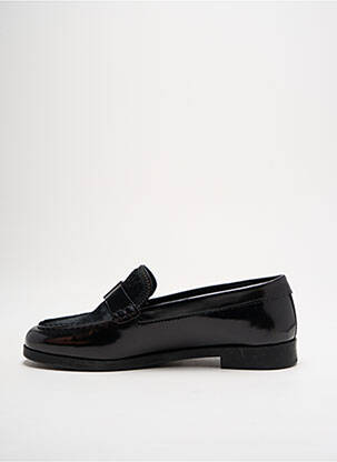 Mocasini material neted toc plat până la 3 cm negru TRIVER FLIGHT femeie