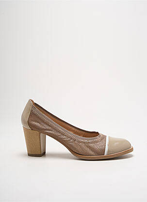 Pantofi cu toc bej SWEET femeie