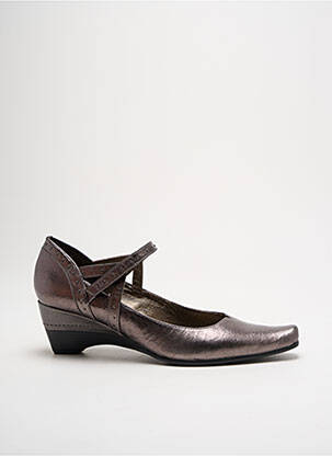 Pantofi cu toc gri SWEET femeie