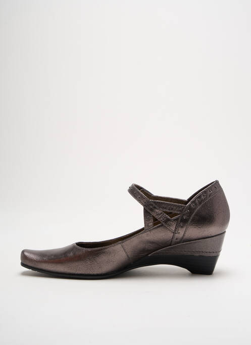 Pantofi cu toc gri SWEET femeie