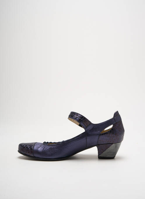 Pantofi cu toc albastru J.METAYER femeie