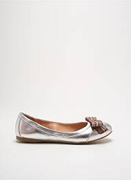 Balerine material neted toc plat până la 3 cm argintiu PAUL SMITH femme