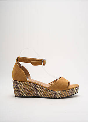 Sandale/Pantofi decupați maro ADIGE femeie