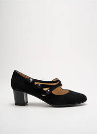 Pantofi cu toc toc pătrat toc de 4 la 6 cm negru BRENDA ZARO femme