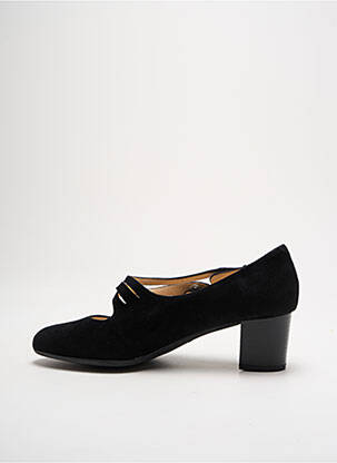 Pantofi cu toc toc pătrat toc de 4 la 6 cm negru BRENDA ZARO femeie