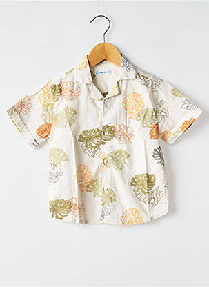 Cămașă cu mâneci scurte bej MAYORAL băiat