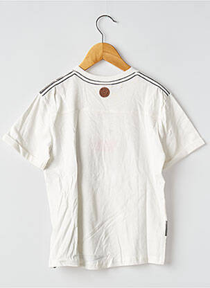Tricou imprimeu fantezie mâneci scurte alb BOBOLI băiat