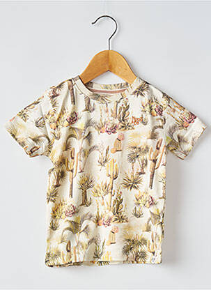 Tricou bej NOPPIES băiat