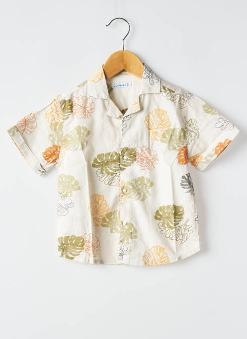 Cămașă cu mâneci scurte bej MAYORAL băiat